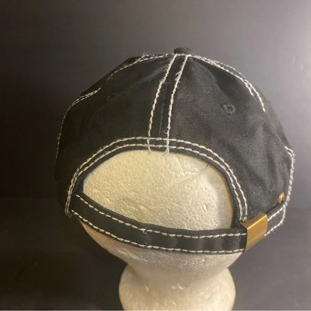 House Of Commons‎ “Drip Hard” Adjustable Hat Distressed OSFM Patchwork Nos